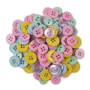 Decorative Buttons - Pastels